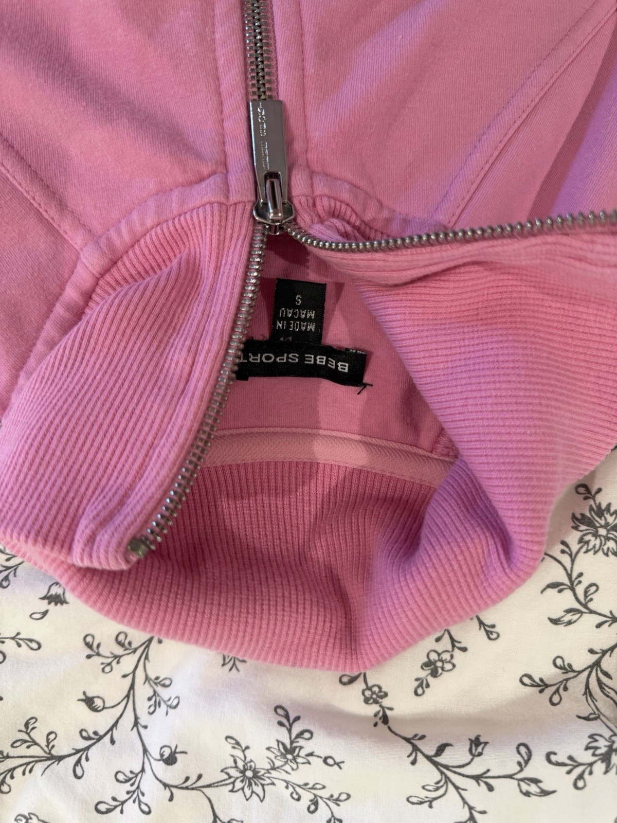 Vintage 90s 2000s Bebe Sport Bubblegum Glitter Tracksuit Set