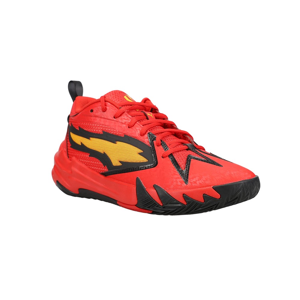 PUMA Scoot Zeros Retro Portland Basketball Youth Boys Red Sneakers Athletic Sho