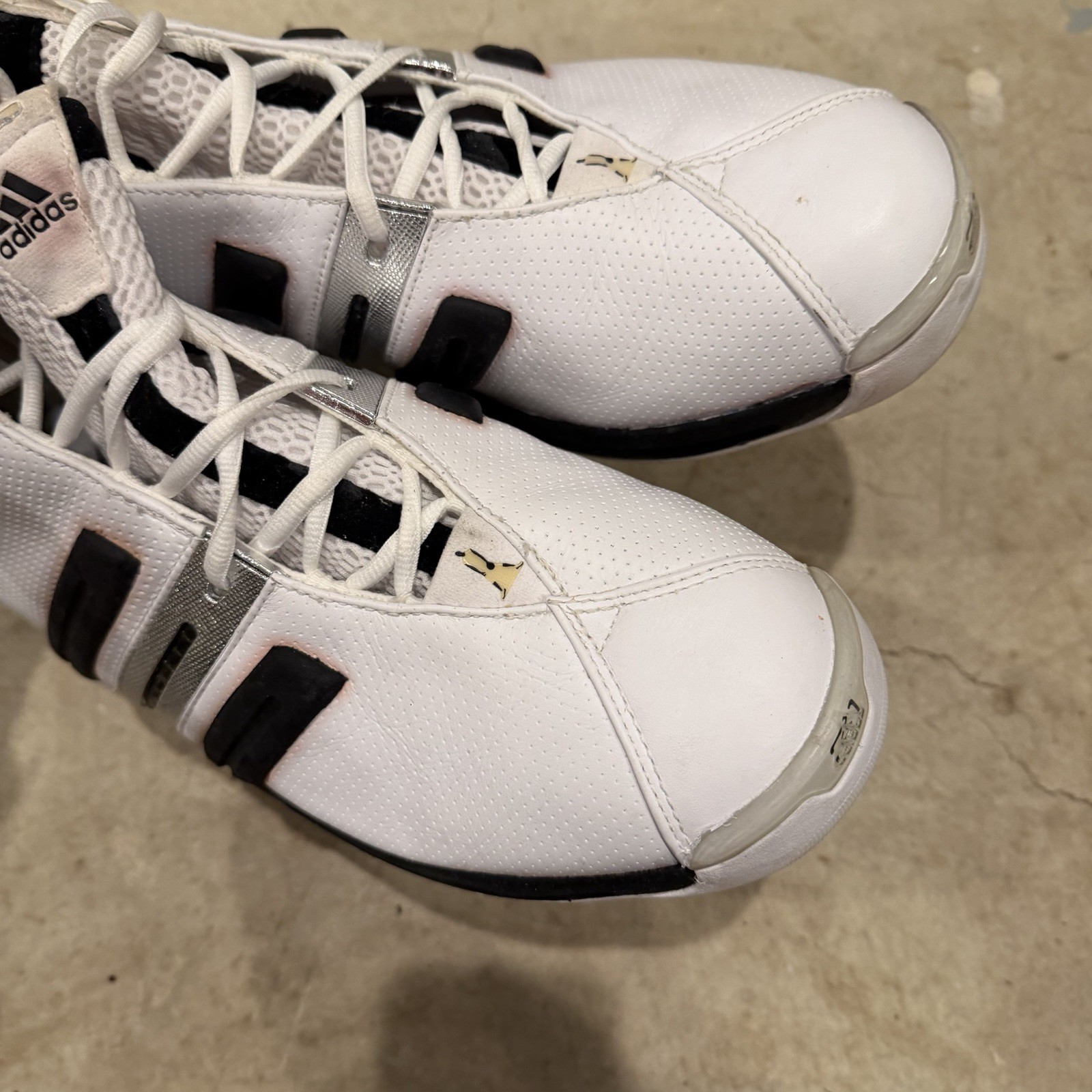 Adidas KG 1 Kevin Garnett WHITE/Black MVP Size 13 Rare 2004