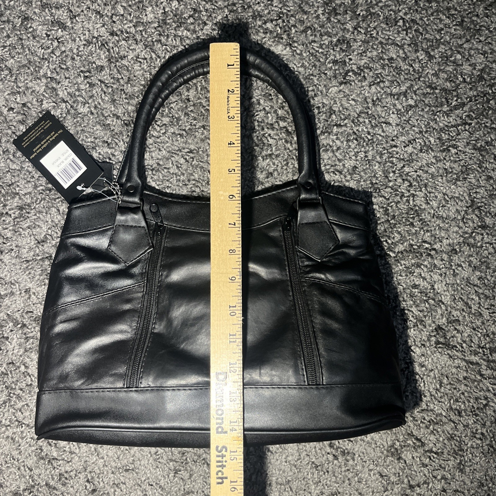 d’margeaux Black Handbag 61451Lh Leather And Man-Made Material Soft