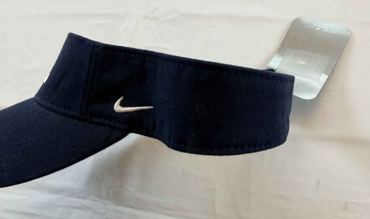Vintage Nike Sleeveless Pullover Vest Hooded Sweatshirt + NWT Nike Visor Hat Y2K