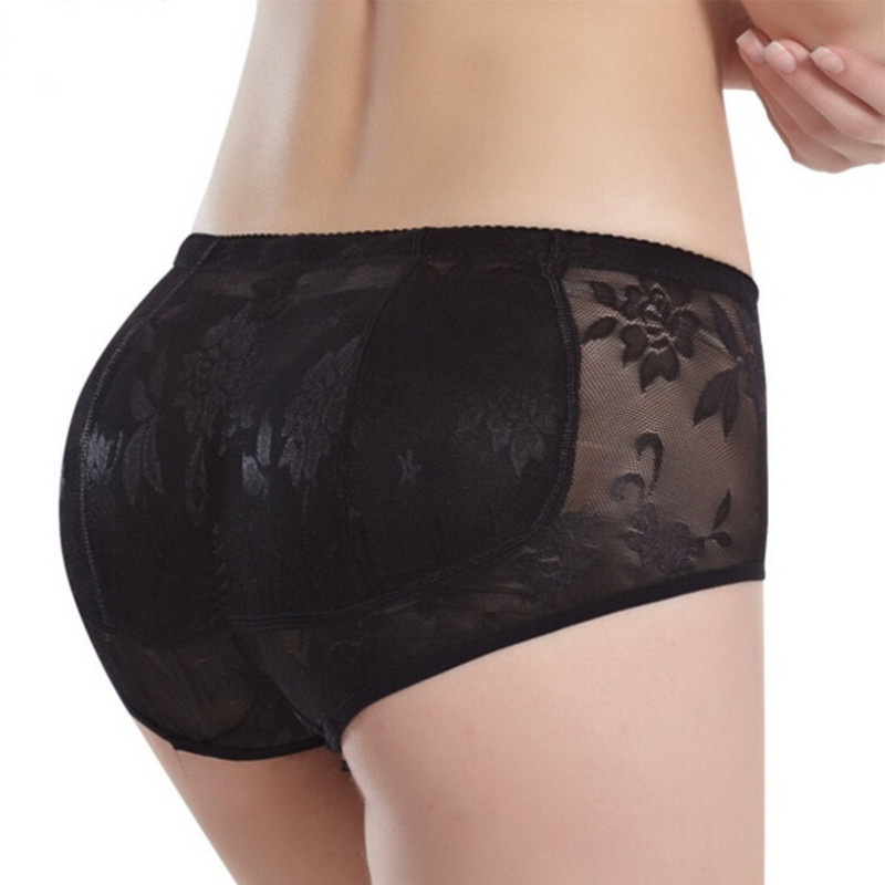 New Sexy Women Booster Padded Shapewear High Waist Panties Butt Hip Enhancing