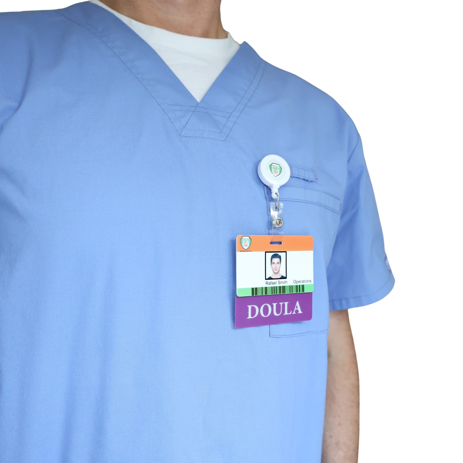 Clear RN Badge Buddy HORIZONTAL – Transparent Hospital & Nurse ID Backer Card