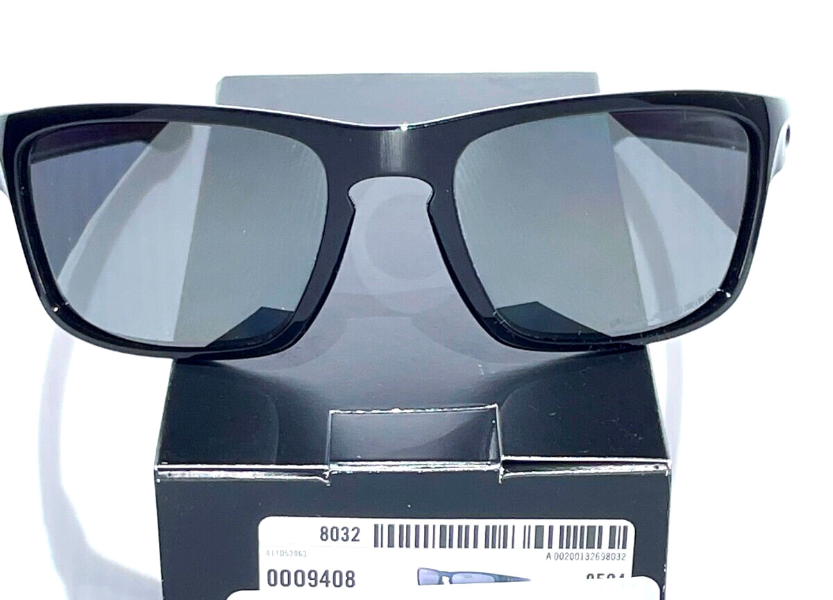 NEW Oakley SLIVER STEALTH Polished Black w POLARIZED Black Lens Sunglass 9408-05