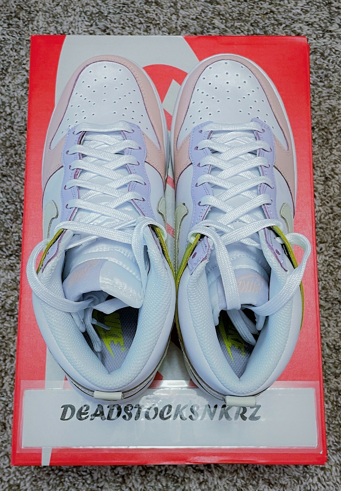 W Nike Dunk High Cashmere Lemon Twist DD1869 108 Unisex Adult Sizes