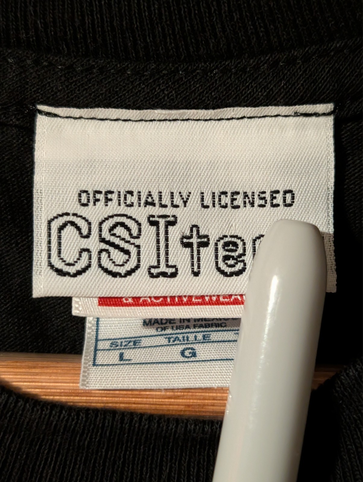 VTG 2001 CSI Crime Scene Investigation TV Show Promo T-Shirt Gil Grissom Mens L