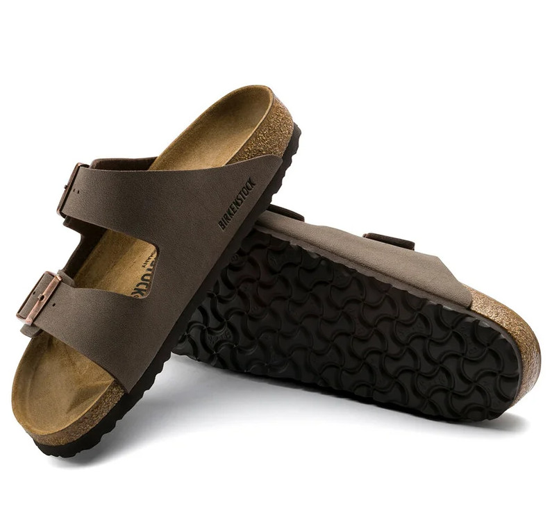 Birkenstock Arizona Women’s Mocha Birkibuc Sandals Authentic New In Box