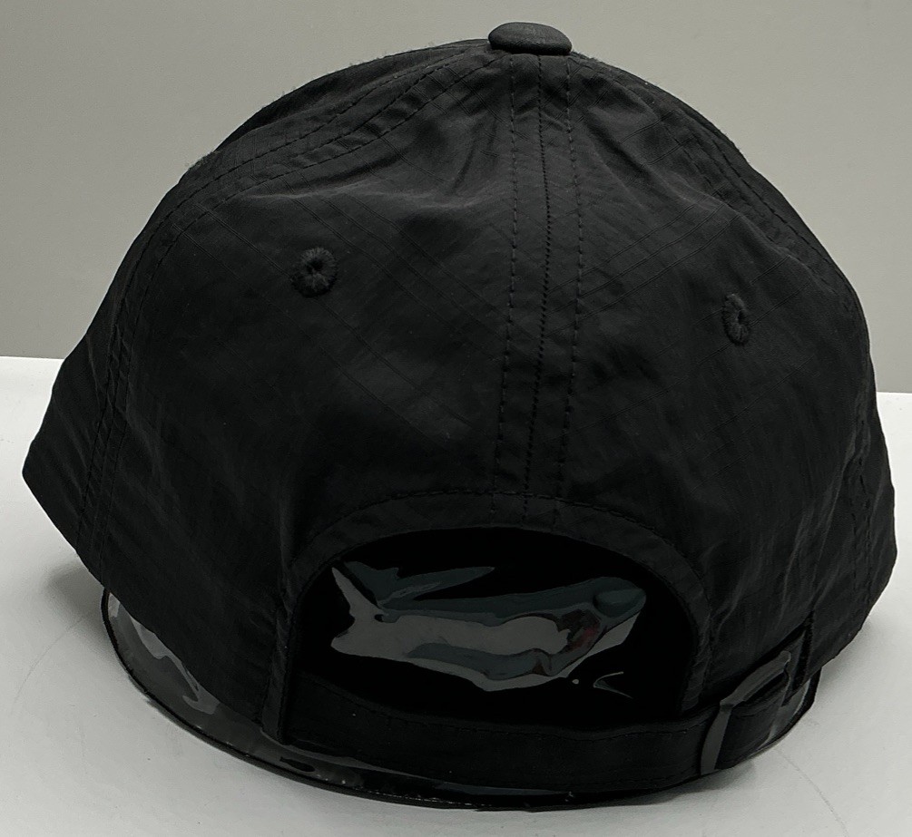 No Bad Ideas NBI Nylon Check 6 Panel Adjustable Black Cap Hat L07085