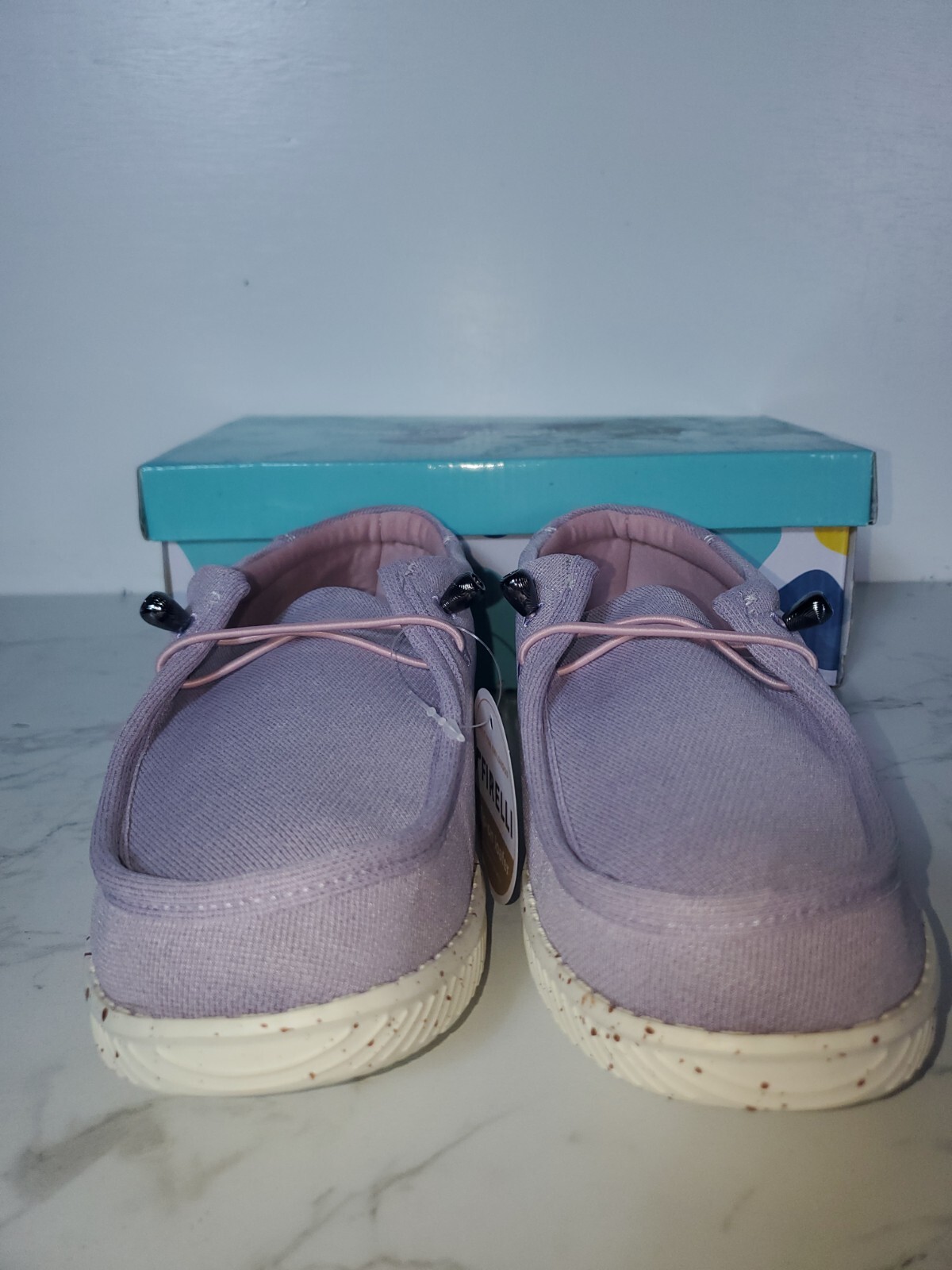 Firelli Kids Youth 6 Loafers Canvas School Walking Shoes Purple New With Box