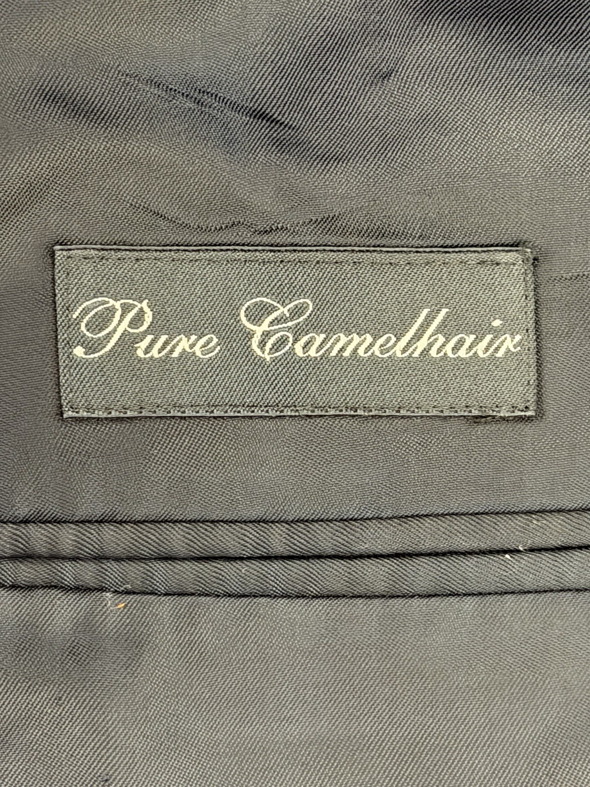 Ermenegildo Zegna Italy Men’s Navy Blue Plaid 100% Camel Hair Blazer 42R $5,395