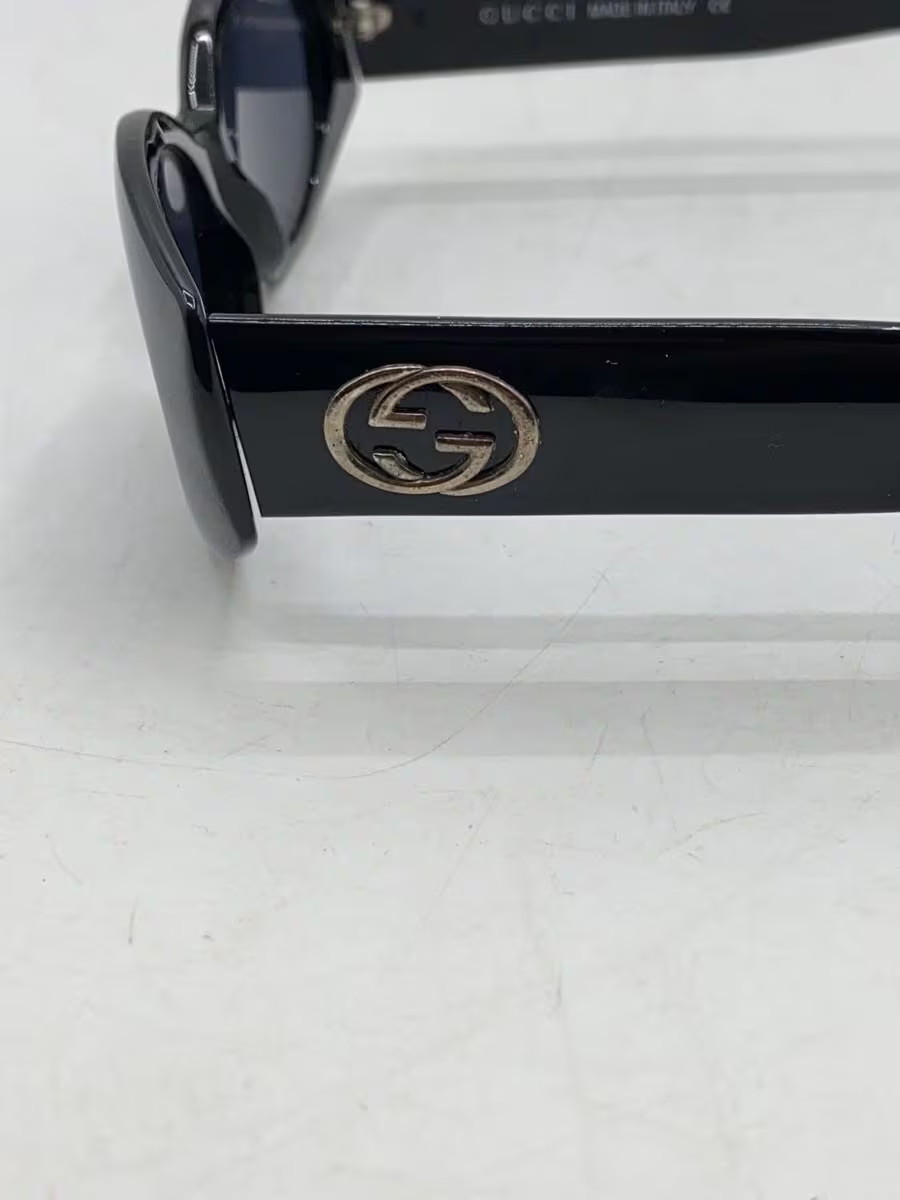 GUCCI Sunglasses Oval Plastic BLK BLK Men s GG2196