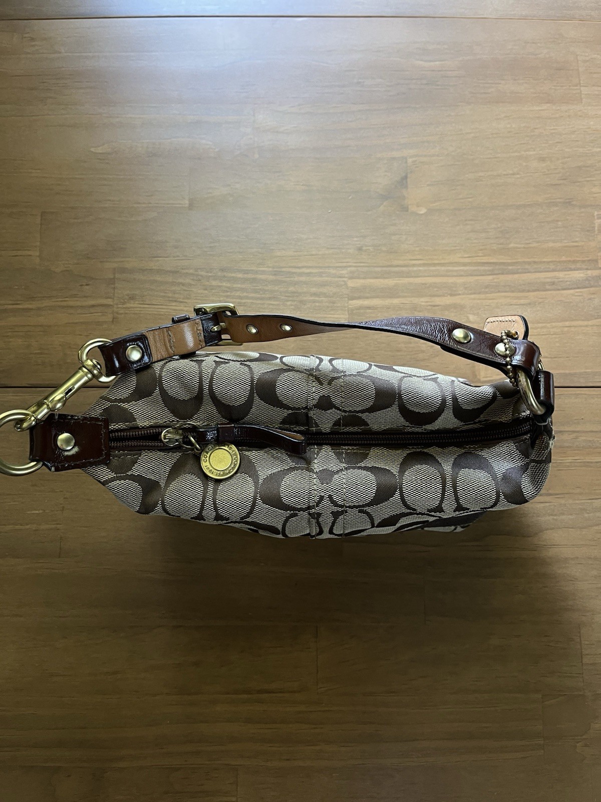 2009 Vintage Coach Signature Small Shoulder Bag