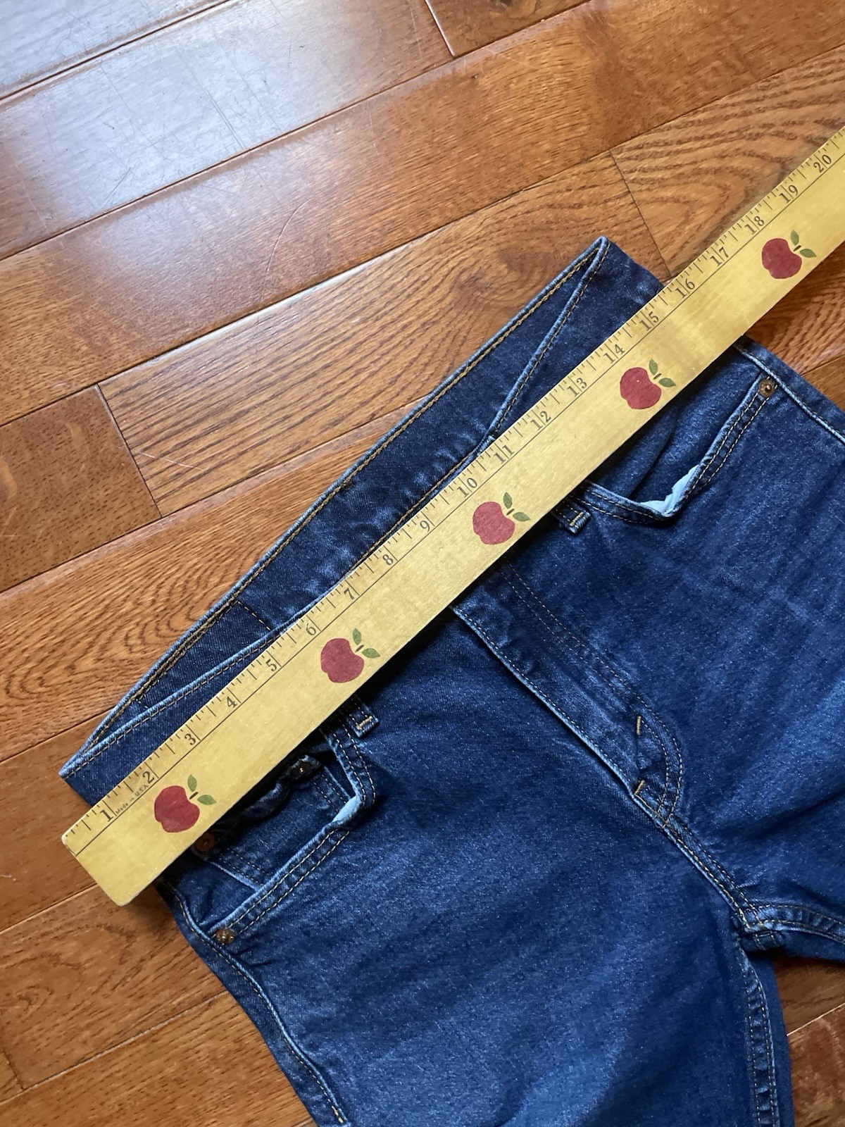 Levi’s 513 Jeans 30×30 Men’s Stretch Slim Fit Zip Fly Straight Denim Dark Blue