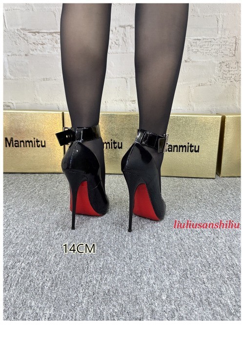 Women’s 14/16cm Peep Toe Sandals Stiletto Ankle Buckle Pumps Lockable Sexy Shoes