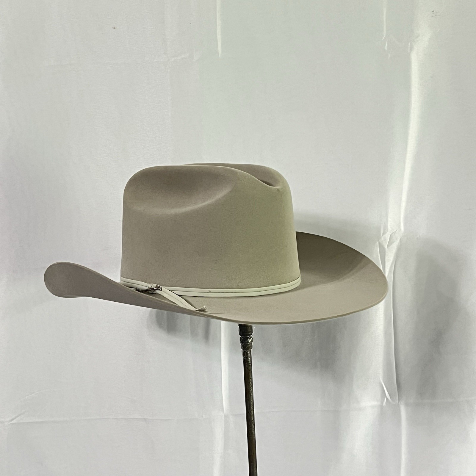 Stetson Rancher 6x Reg Fur Felt Hat Color Crystal Size 7 Long Oval