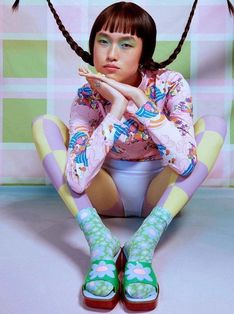 Melissa Lazy oaf jelly sandals flower power heels Women’s Size 5
