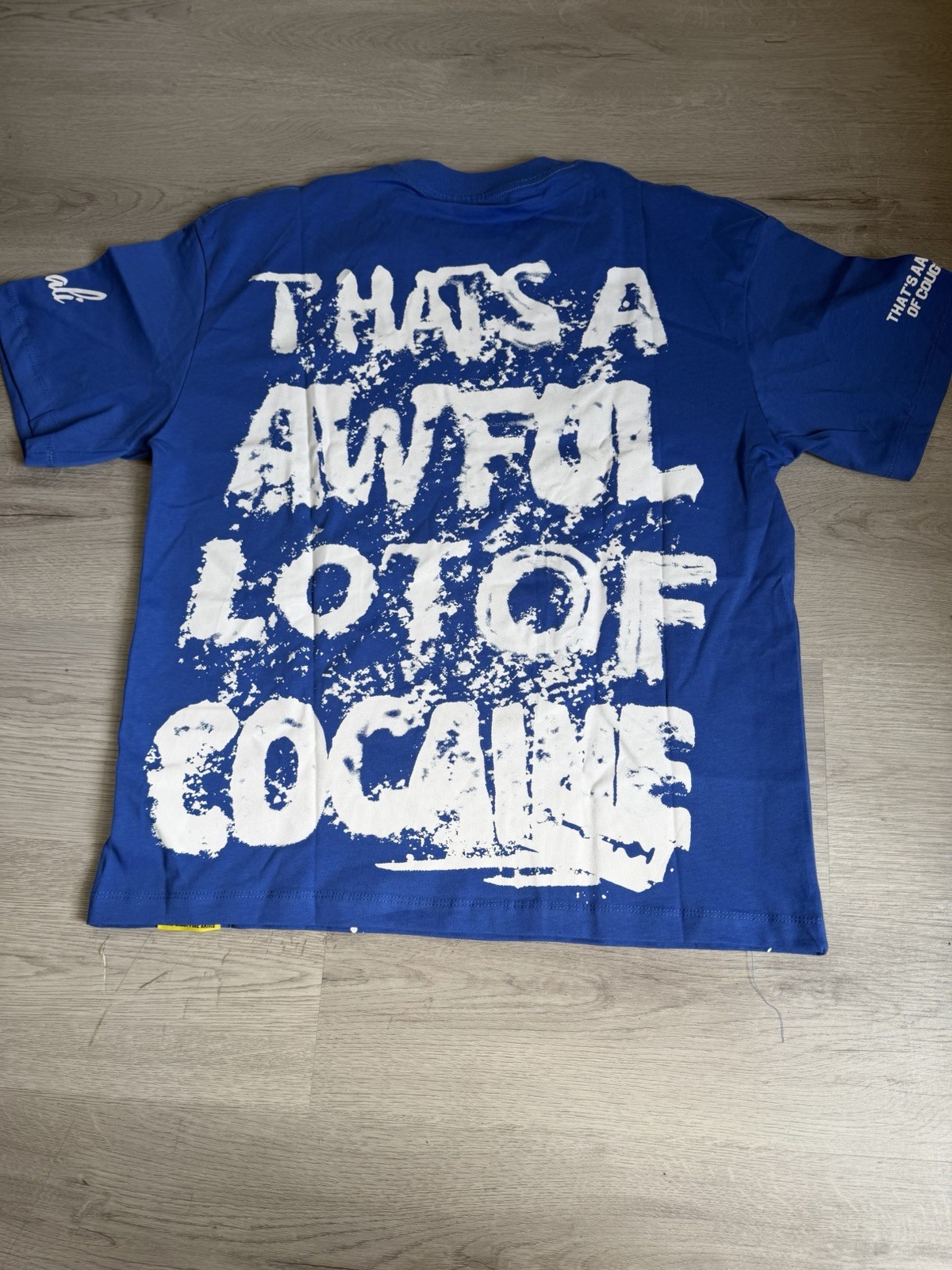 That’s’s A Awful Lot Of Cough Syrup “Razor Blade” T-Shirt – Royal Blue