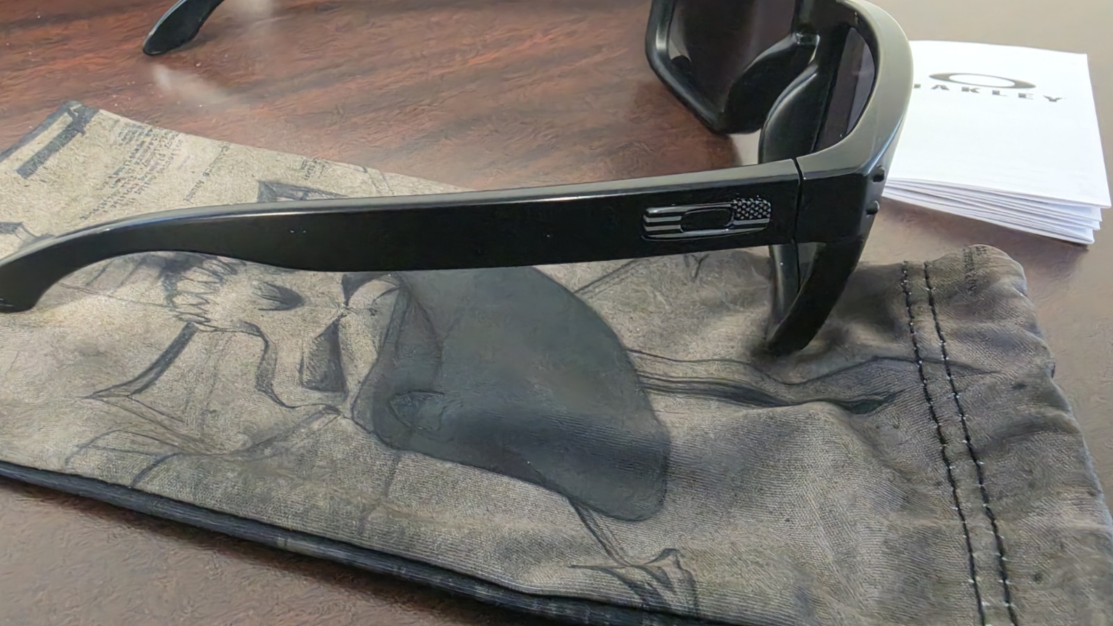 Oakley SI Holbrook Matte Black American Flag Prizm