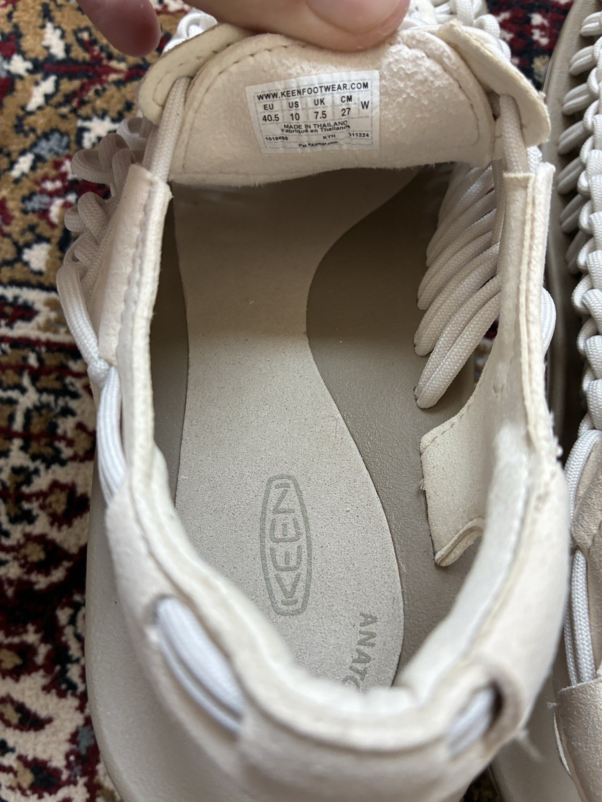 Keen Uneek White Cap Cornstalk Sandals Women’s 10