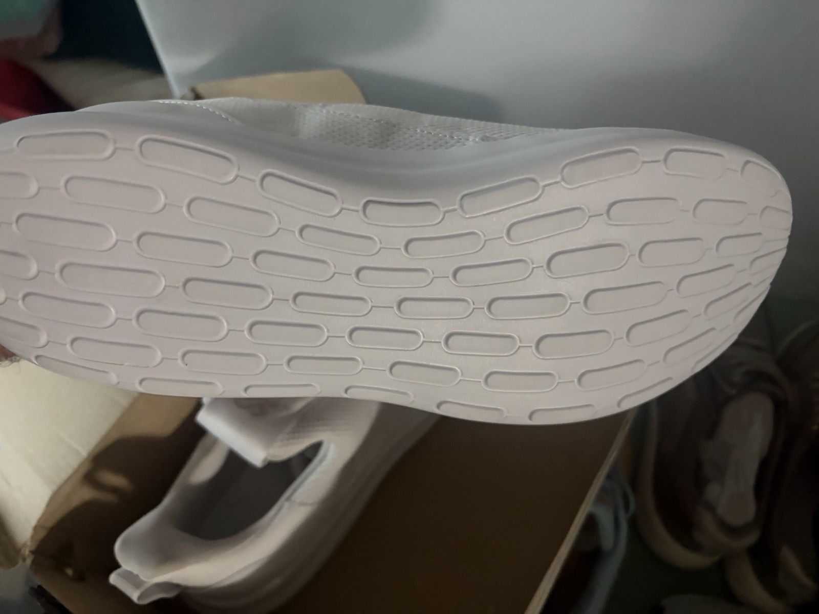 adidas Lite Racer Adapt 7.0 White Men’s Slip On Low Top Mesh Sneakers IE6326