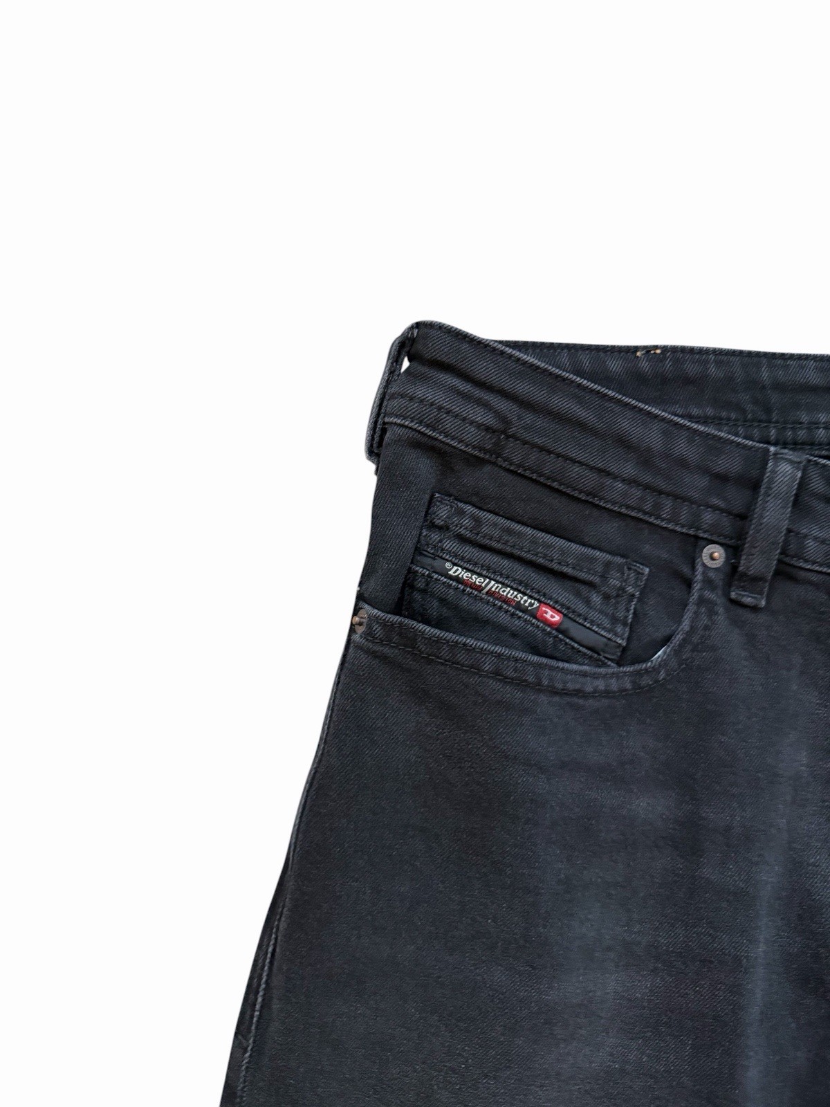 Diesel Mens Zatiny Slim Bootcut Jeans RE064 Black $195 Size 33×32 (33/32)