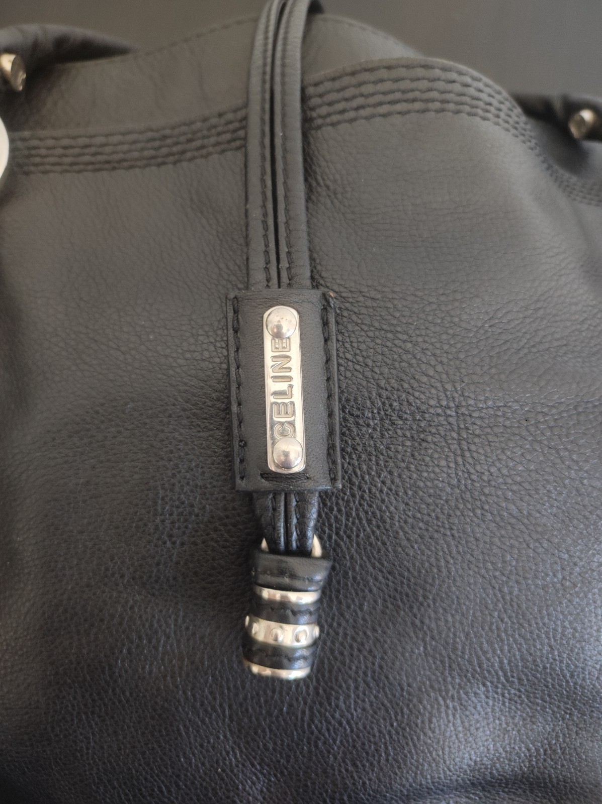 RARE Archive CELINE Bittersweet Handbag – Vintage Phoebe Philo Era – Black Leath