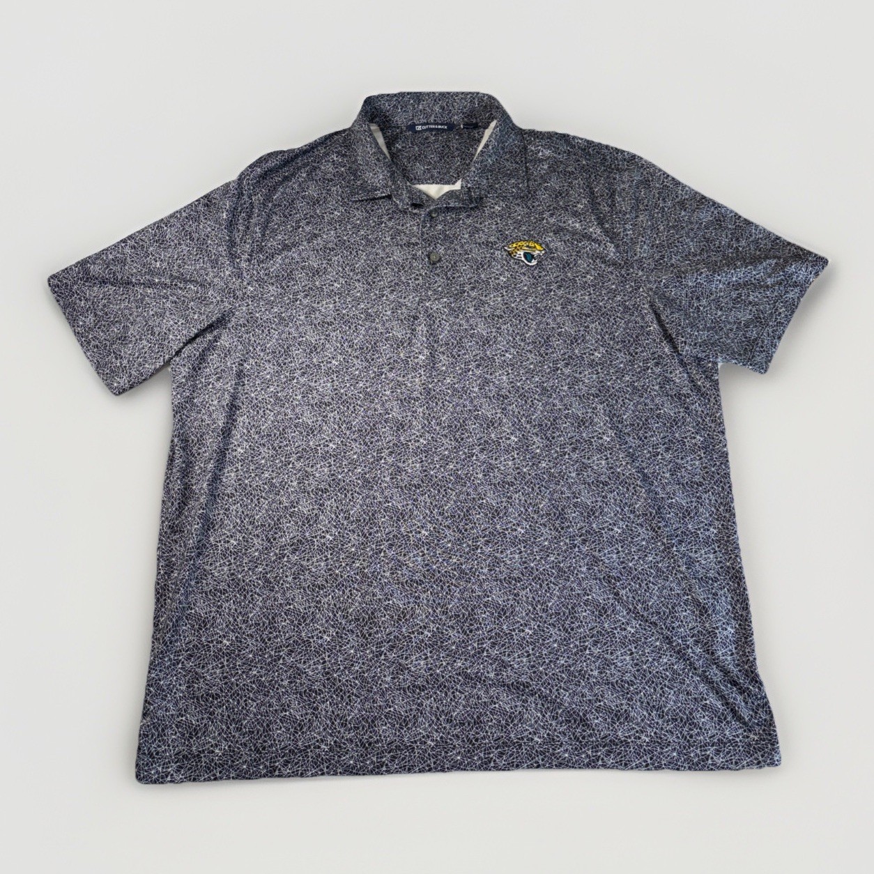 Cutter Buck Men’s XL NFL Jacksonville Jaguars Golf Polo Lightweight Stretchy