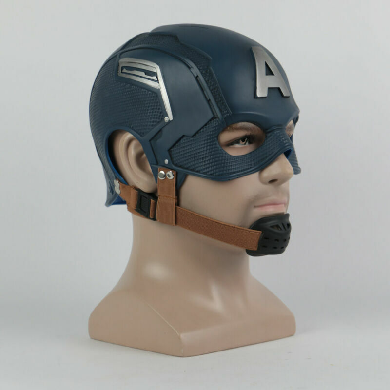 Cosplay Captain America Mask Endgame Superhero Halloween Masquerade Helmet Props
