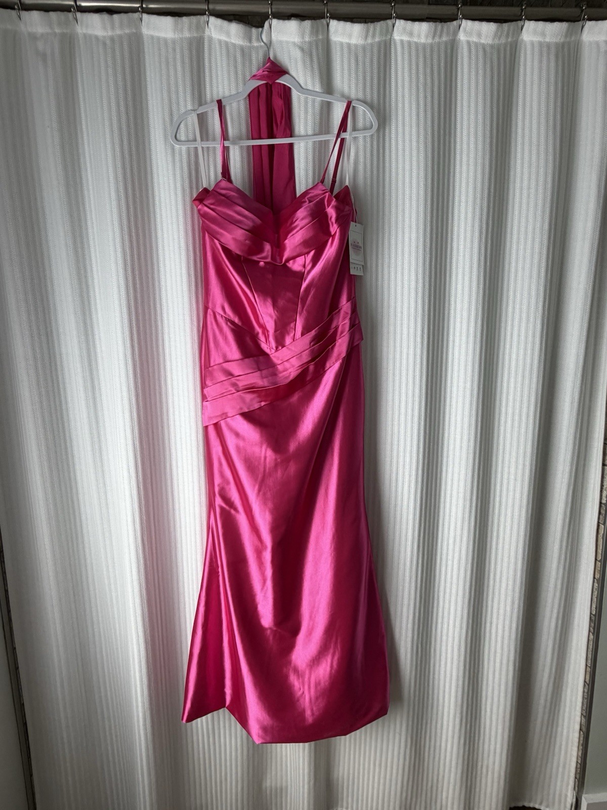 Hot Pink Size 8 Corset Dress For Wedding or Formal Event