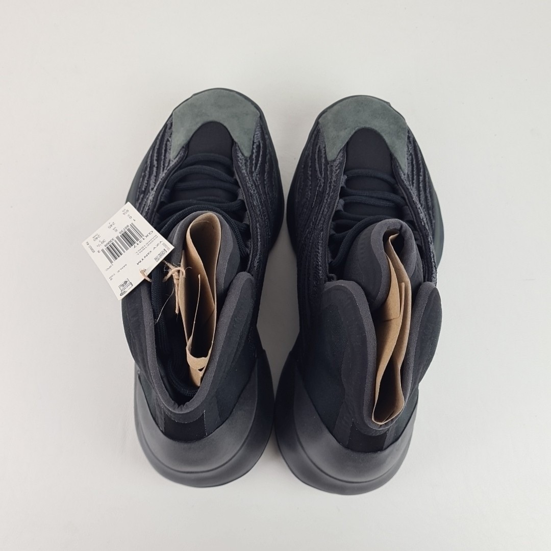 Adidas Men’s Yeezy Qntm GX1317 Lace Up Sneakers Athletic Shoes Black Sz 6.5