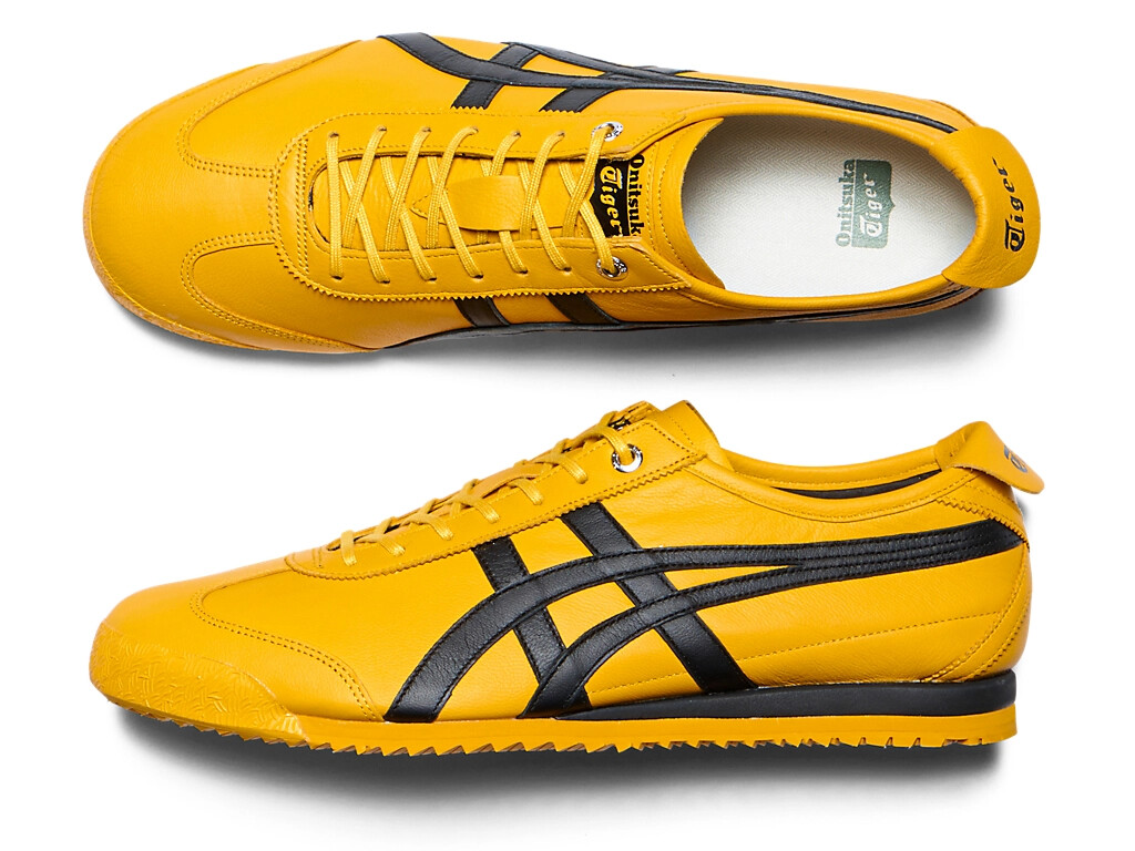 Onitsuka Tiger Mexico 66 SD 1183A872-752 Yellow Black Sneakers New Box