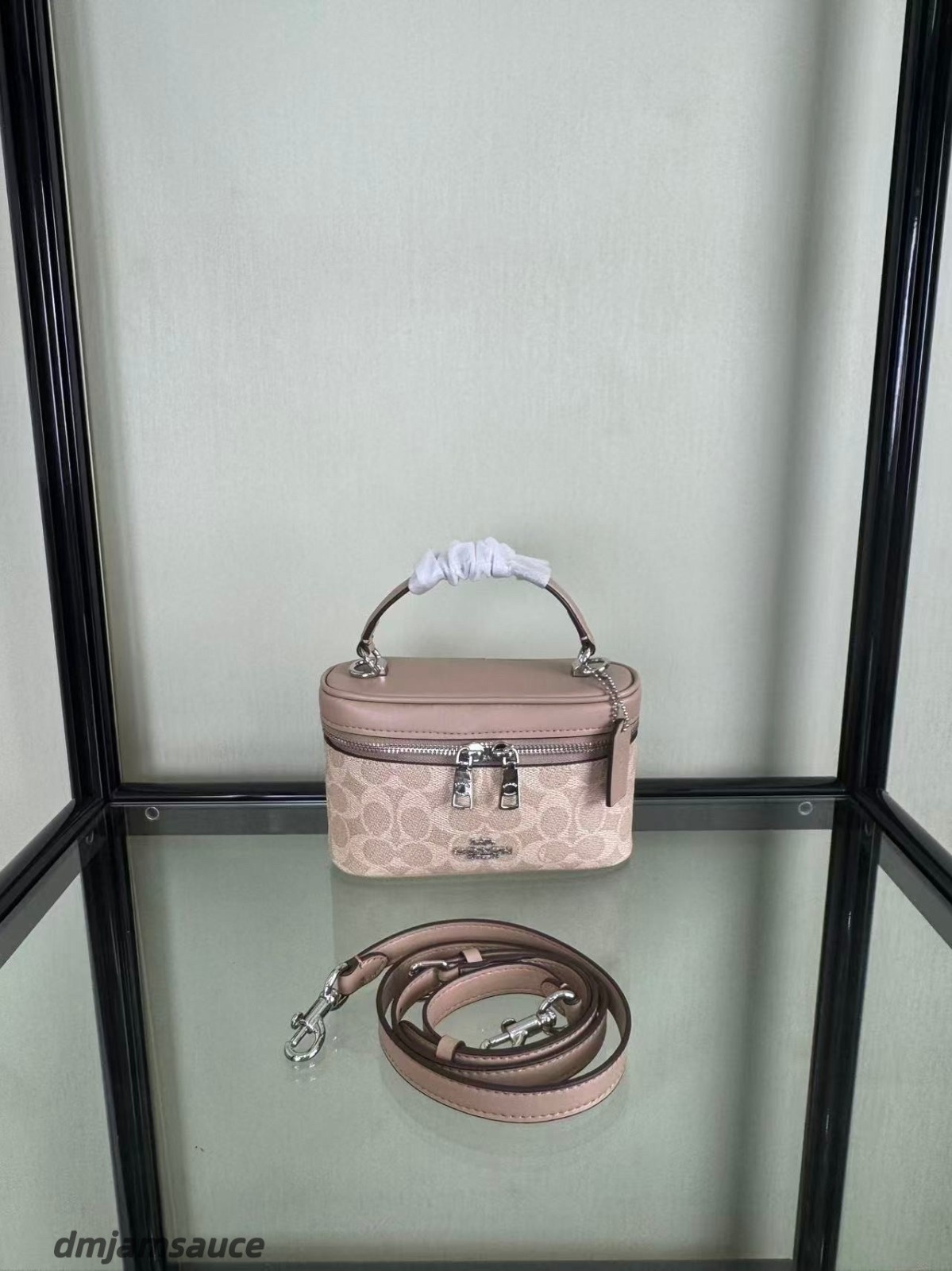 COACH Classic Monogram Vanity-Style Shoulder Bag for Women New Arrival