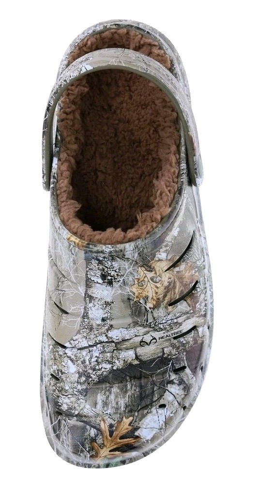 Rugged Shark Men’s Realtree Edge Camo Slip-on Lined EVA Clog Slippers Shoe: 8-13