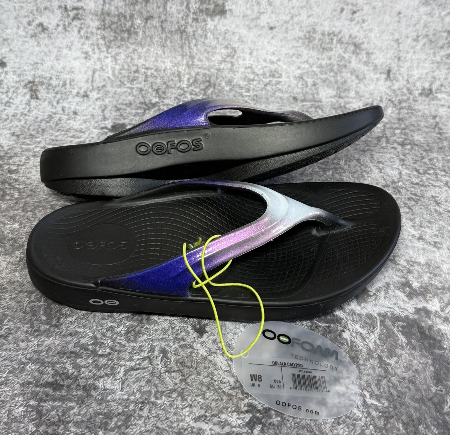 Oofos OOlala Luxe Sandal Calypso Women’s US W8 EU39 UK6