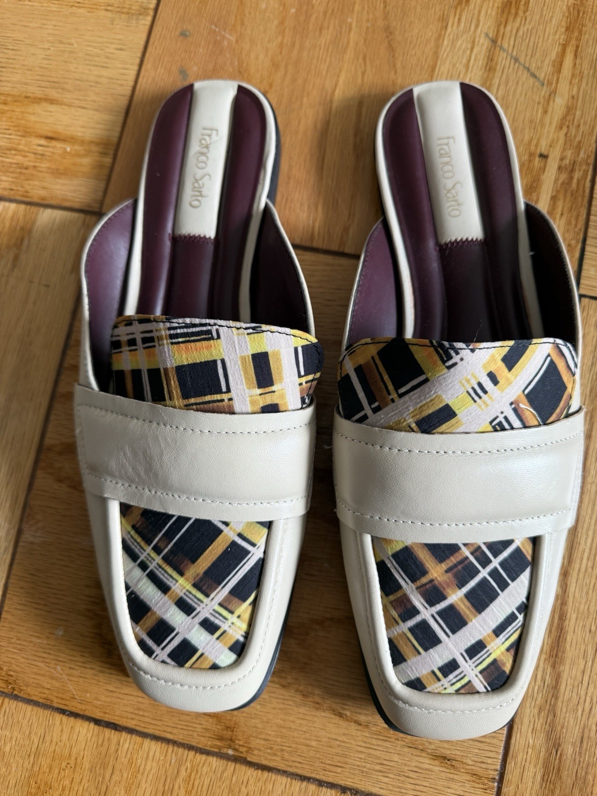 Brand New Franco Sarto L-Duval leather Mules size 9