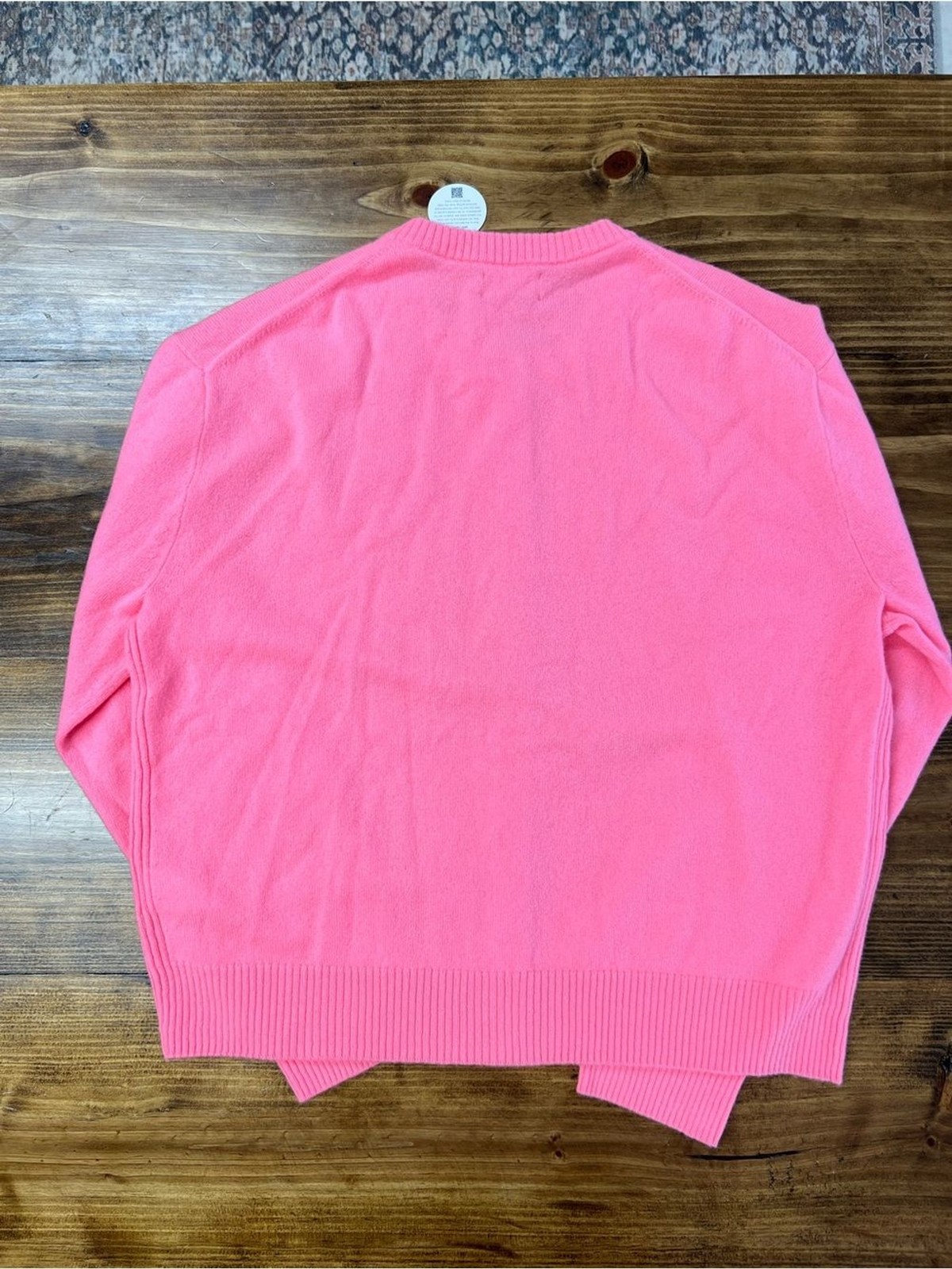 J. Crew Perfect Cashmere Cardigan in Neon Vivid Coral Size XL NWT