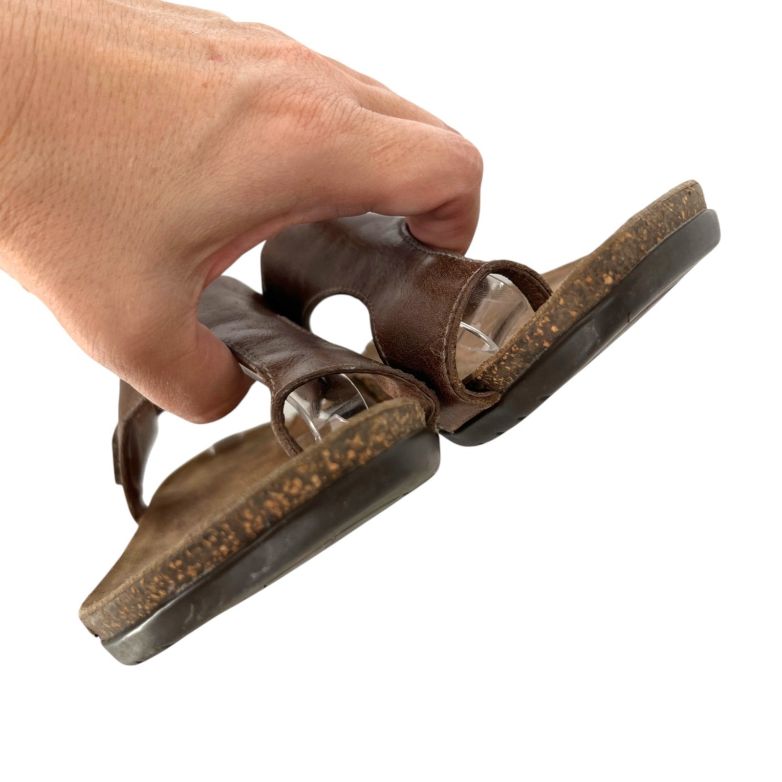 Dansko Reece Boho Gorpcore Eco-Chic Brown Leather Comfort Sandals Size 36 US 6