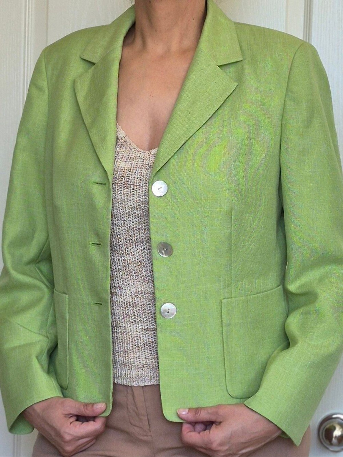 Three button Vintage Blazer Sz Large