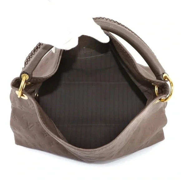 Authentic Louis Vuitton Artsy MM Terre Brown empreinte leather $3800 MSRP