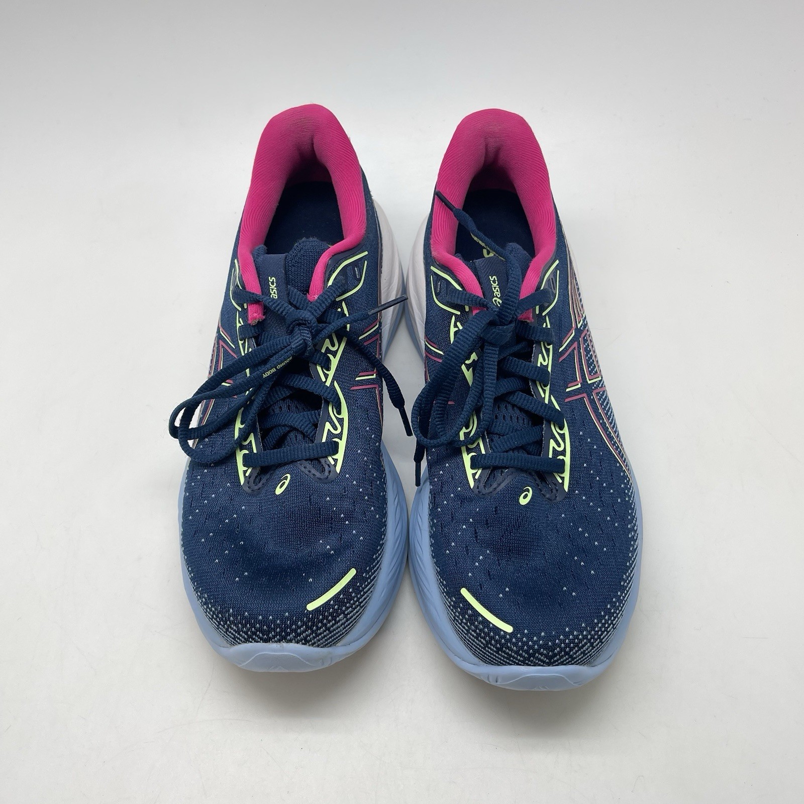 Asics Sneakers Womens 8.5 Gel Cumulus 26 1012B738 Blue Running Athletic Shoes