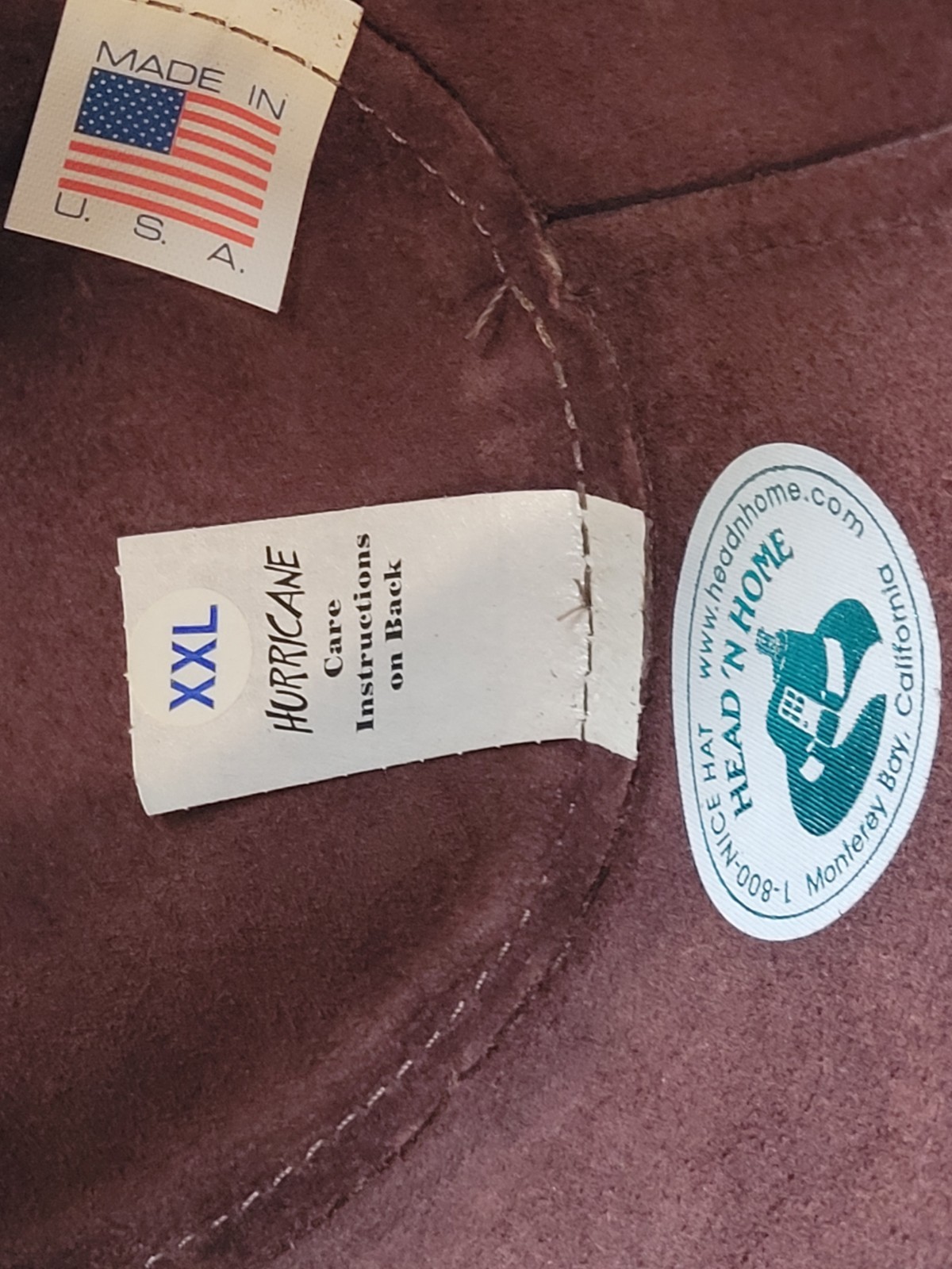Head ‘N home hat Plainsman Leather Hat