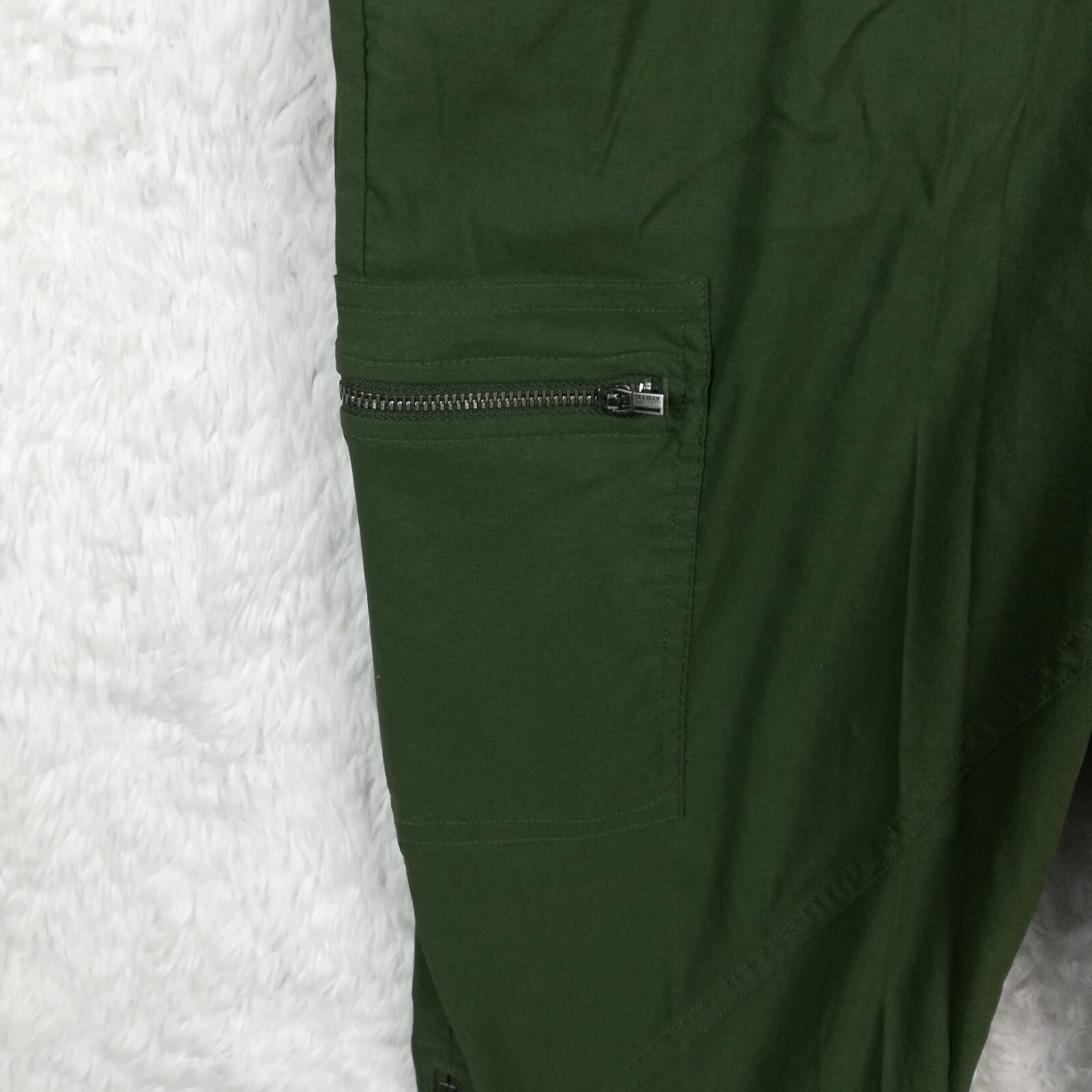 Athleta Womens Lenox Jumpsuit Tuscan Olive Casual Workwear Travel Zip 4