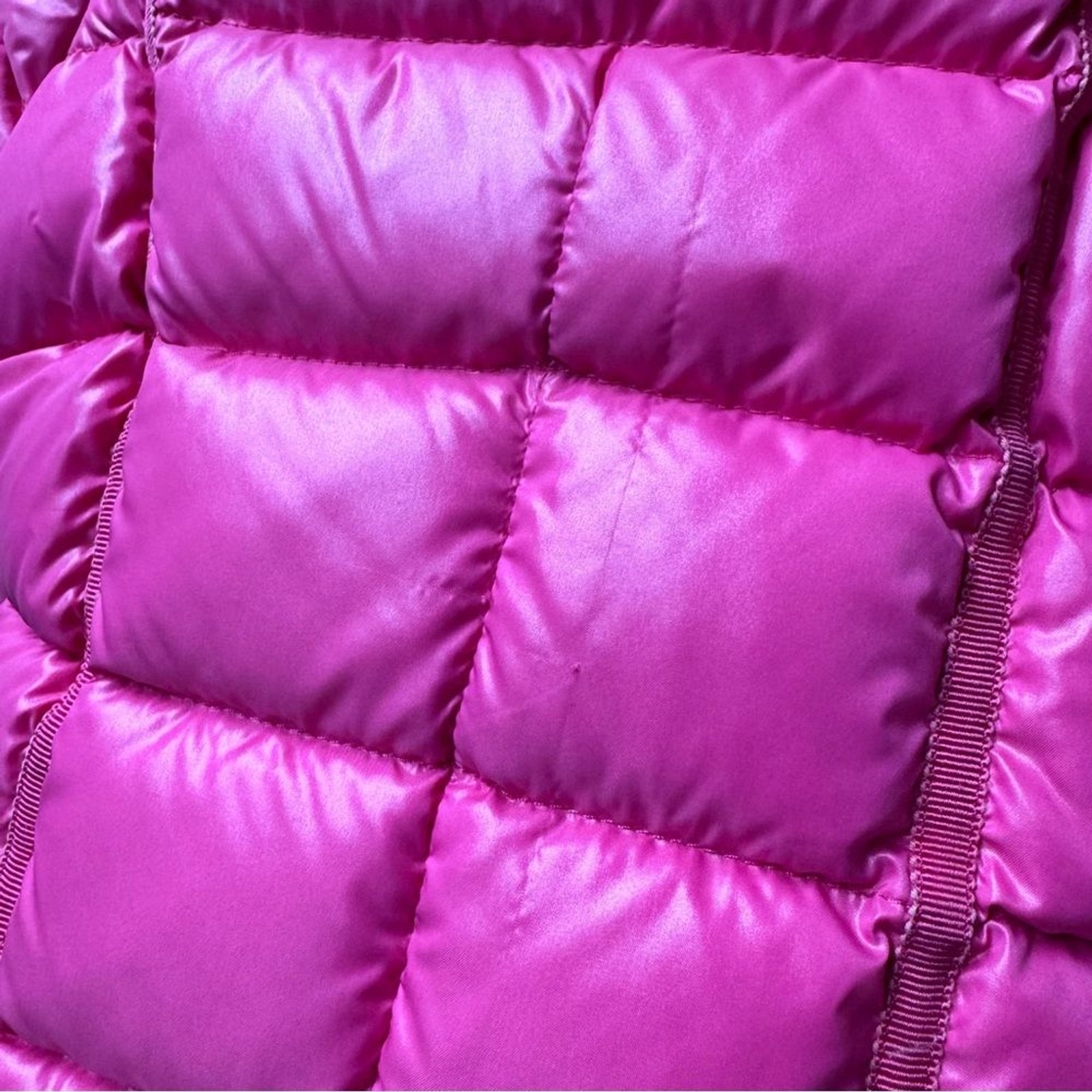 Moncler Kids Armoise Giubotto Down Winter Coat Designer Jacket Hot Pink 14