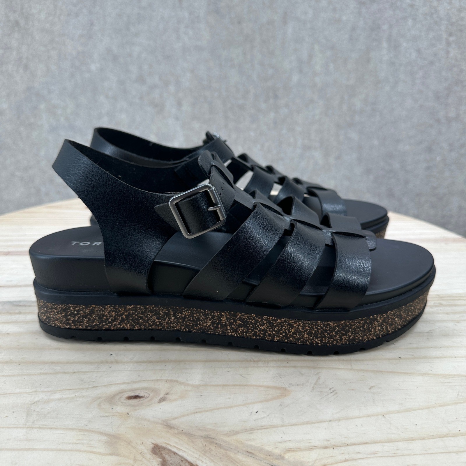 Torrid Platform Fisherman Gladiator Sandals Strappy Womens 11WW Black Y2K Shoes