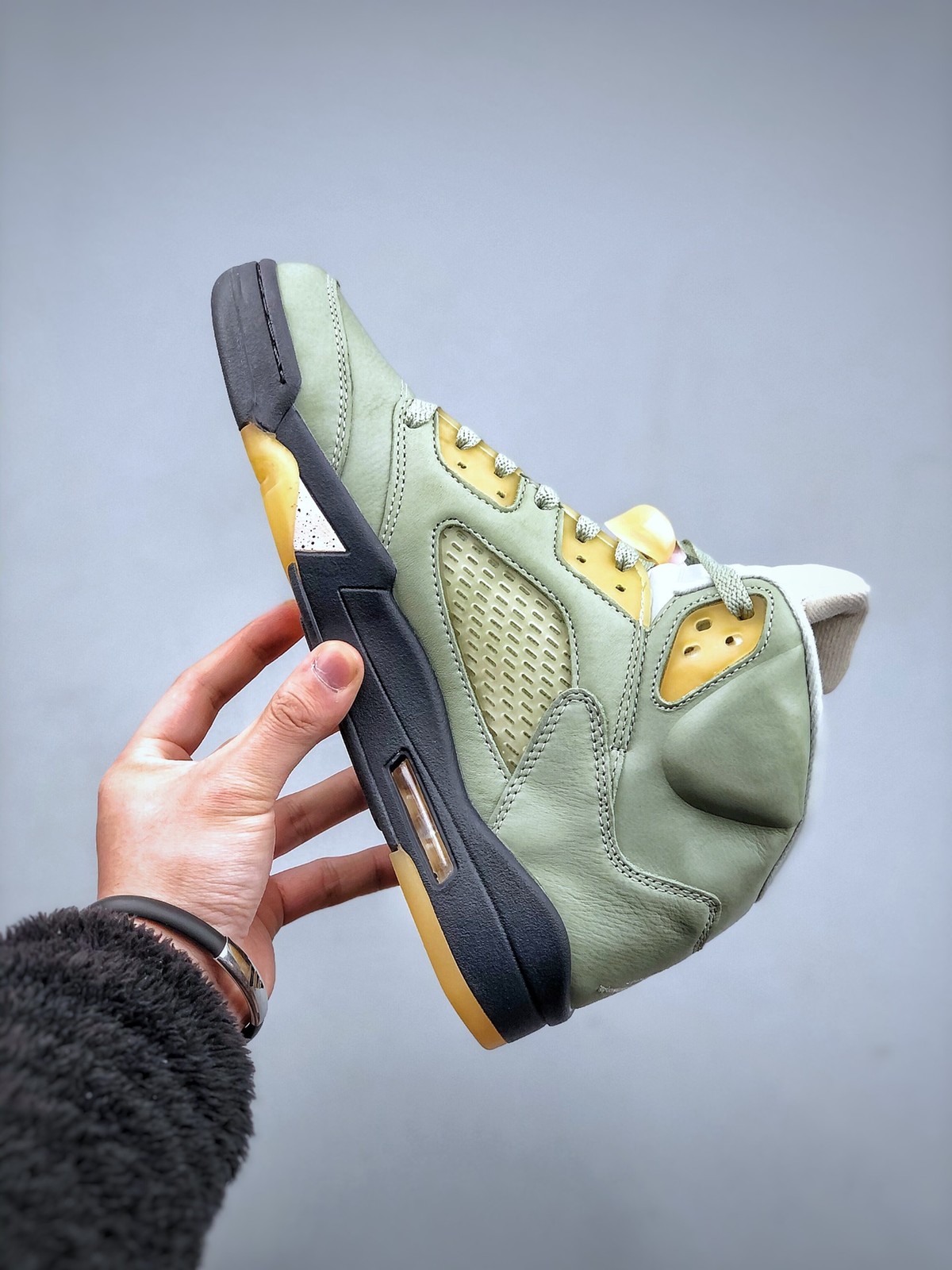DC7501-300 New NK AJ5 Retro Jade Horizon Men’s Size 4-13
