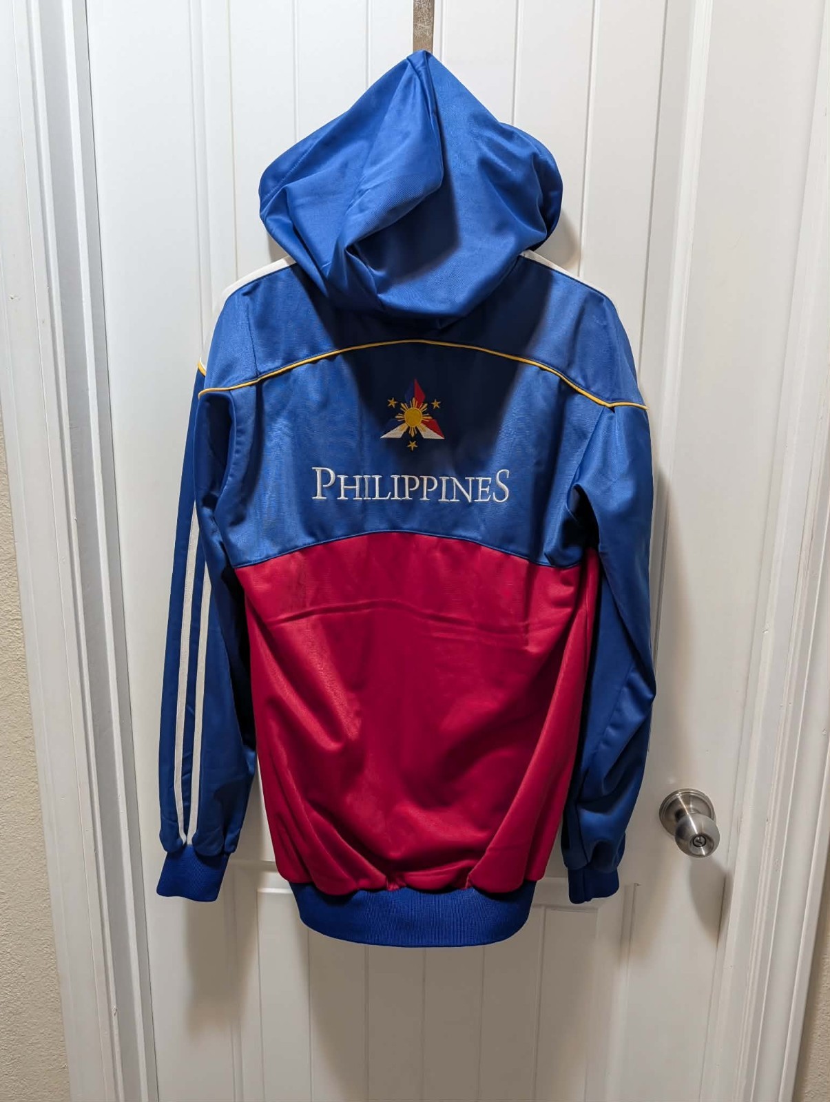 Vintage Dibuho Philippines Asian Jacket Men’s XL Red Blue White Limited Edition
