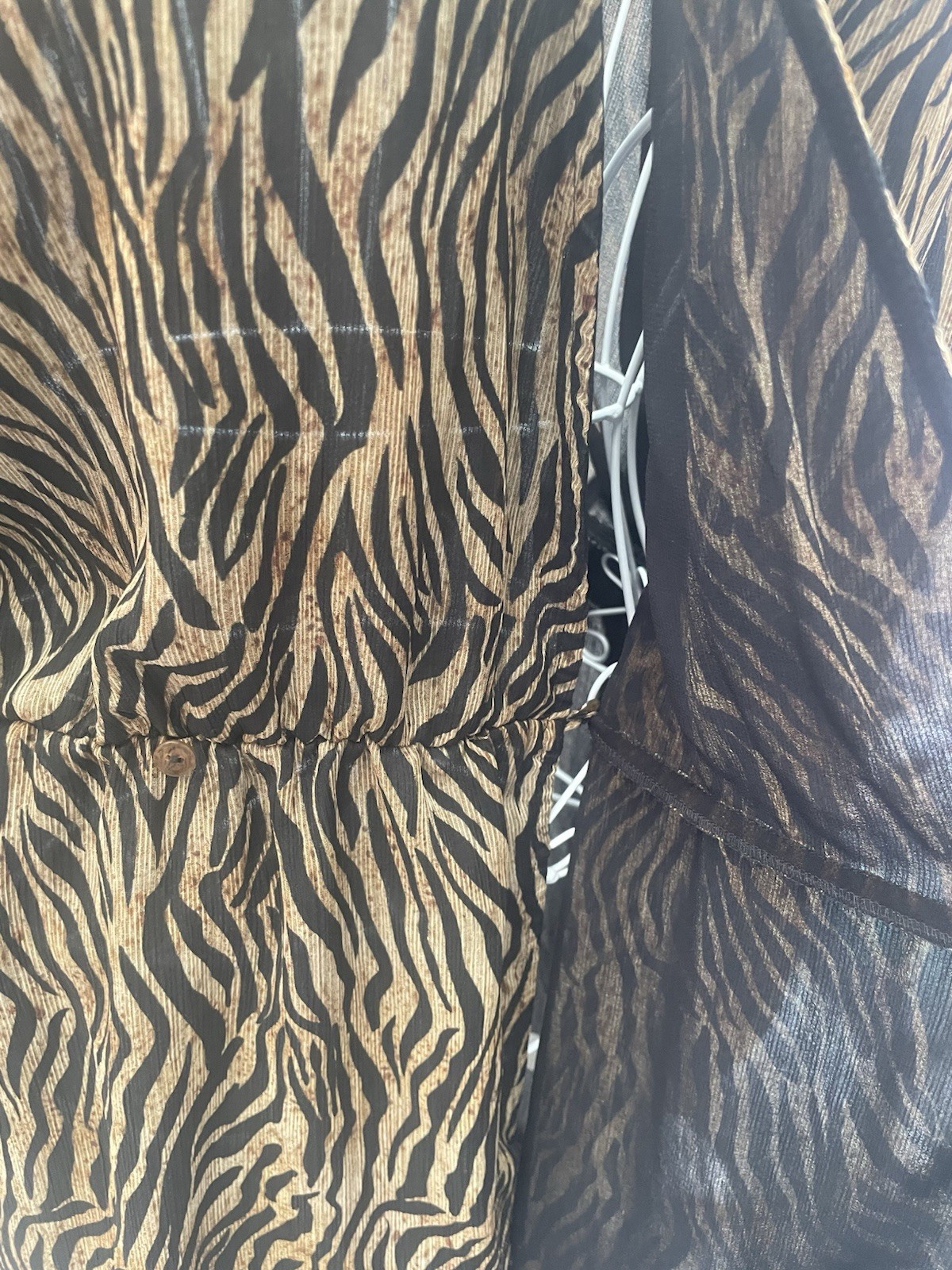 Nanushka Oasis Tiger Print Wrap Midi Dress Size S SS18 Animal BNWT Made Hungary