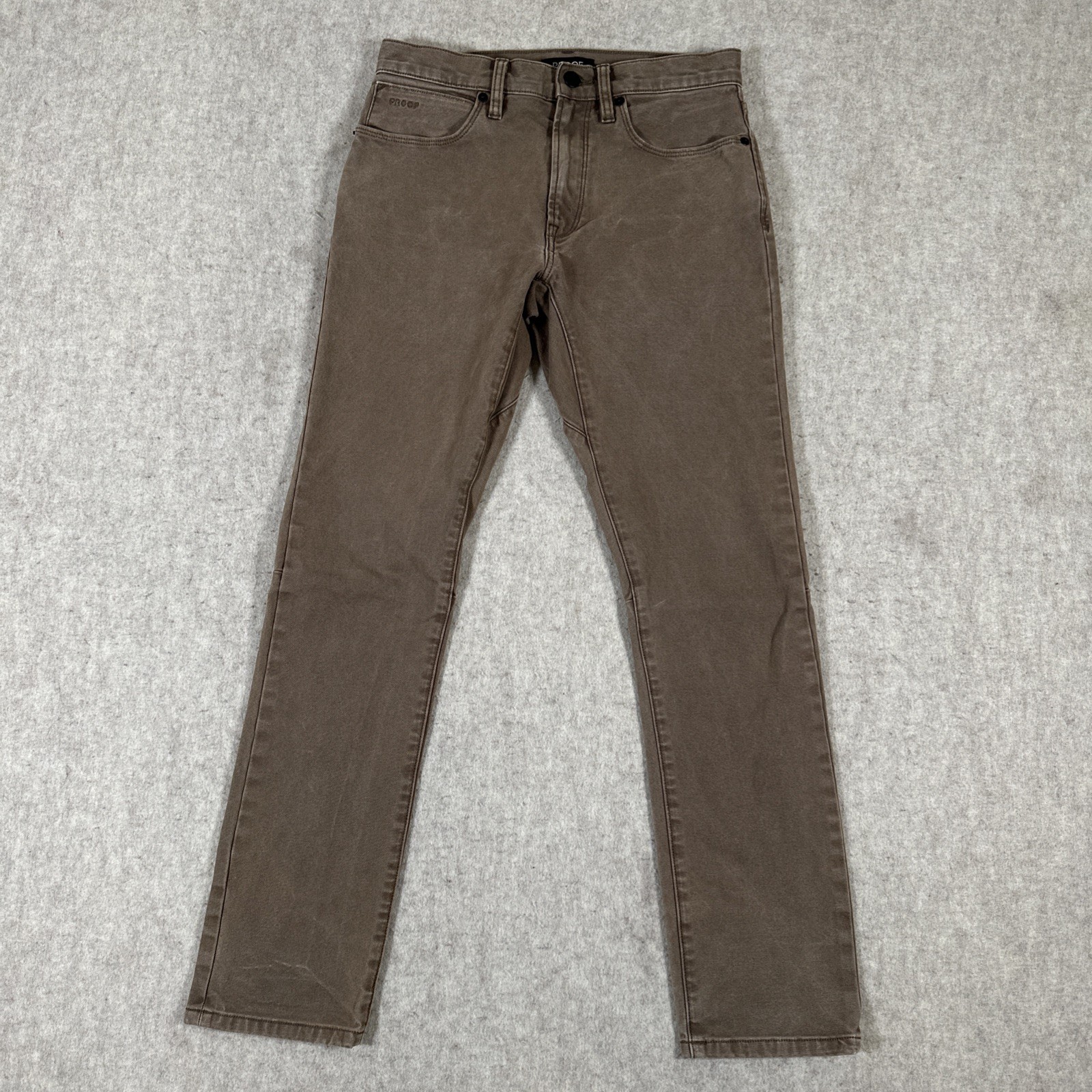 Proof Rover Pants Mens 28×29 Brown Canvas Huckberry Stretch Hiking Outdoor (Flaw