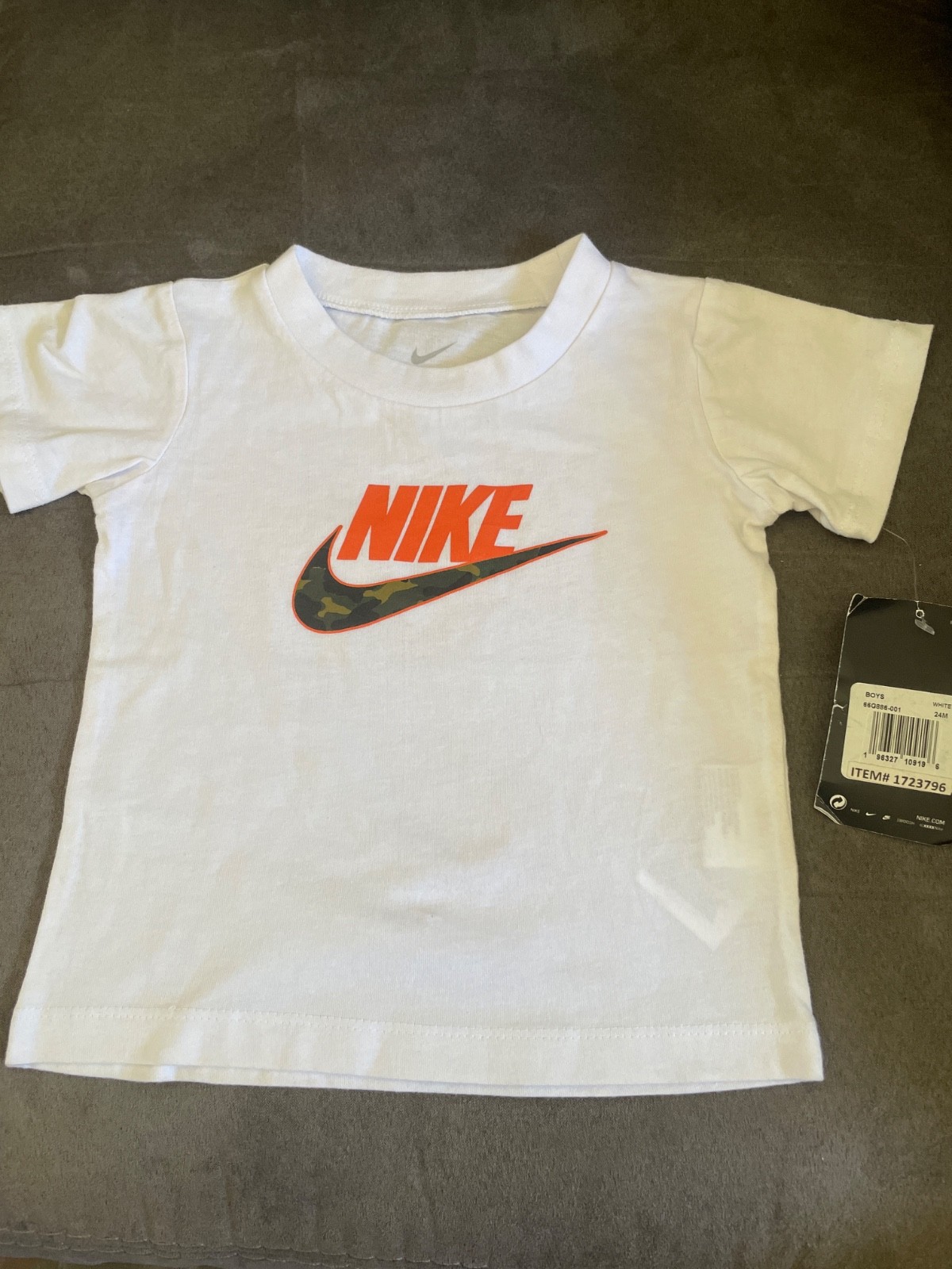 nike baby boy 24 m white