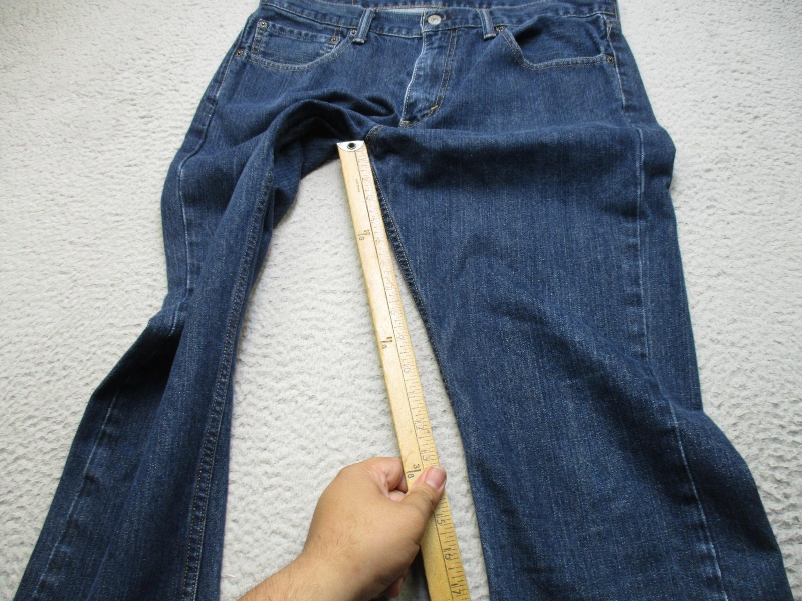 Levis 527 Slim Bootcut Jeans Mens 34×36 Blue Medium Wash Denim Pants Casual
